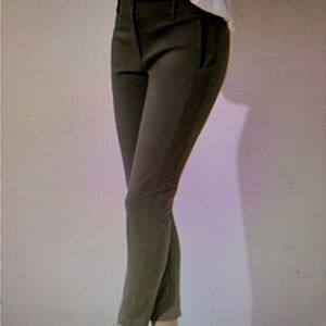 LOFT modern ankle skinny pants in olive green size 00 Petite NWOT